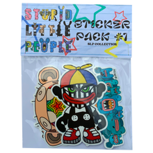 Load image into Gallery viewer, STUPID LITTLE PEOPLE STICKER PACK #1
