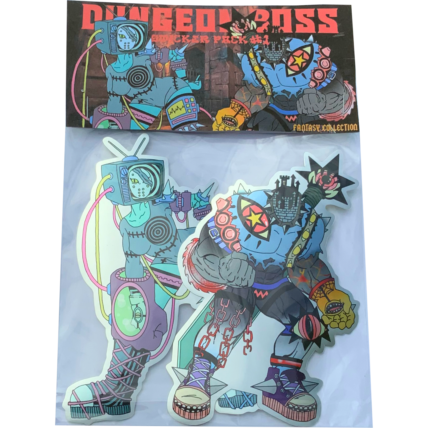 DUNGEON BOSS STICKER PACK #1